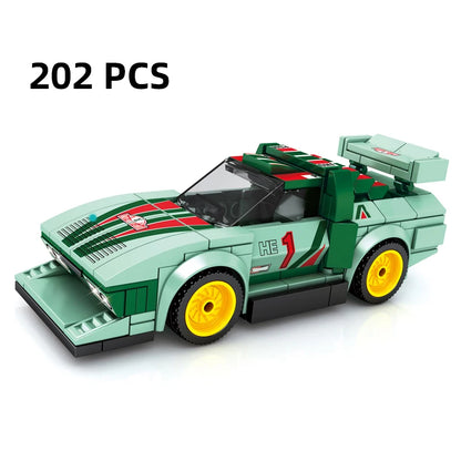 67 models City Racing Car Speed Champions Sports Building Blocks Bricks Classic Rally Super Racers F1 Great Vehicles kits toys