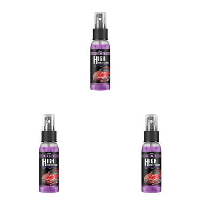 10-1PCS 3 In 1 Car Ceramic Coating Spray 100/30ML Car Nano Spray Hydrophobic Car Scratch Repair Body Hydrophobic Layer Auto Acce