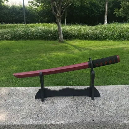 Aikido Wooden Sword Martial Arts Weapon Self Defence Stick Kung Fu Samurai Training Sword Katana with Bag Japanese Ninja Knife