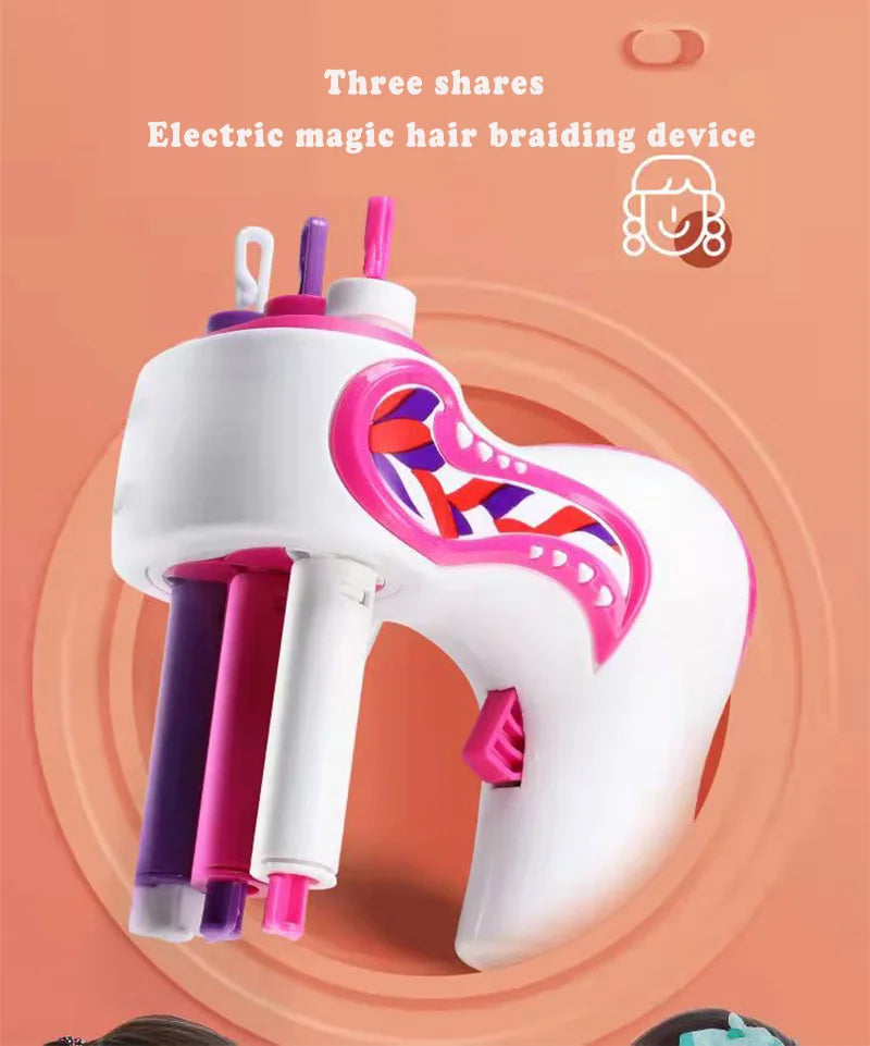 Automatic Hair BraiderElectric DIY Hair Weave Machine Twist Knitting Roll Twisted Braiding Hair Styling Tools Girl Gift