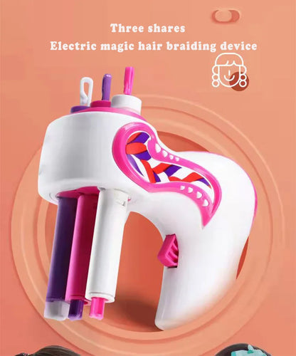 Automatic Hair BraiderElectric DIY Hair Weave Machine Twist Knitting Roll Twisted Braiding Hair Styling Tools Girl Gift