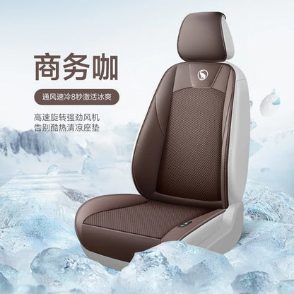 2024 Ventilation 16f/20fans Massage DC12V Car Ventilated Seat Blow Air Cushion Backrest Car Mounted Summer Ventilated Seat Pads