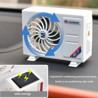 Solar Car Air Freshener Mini Air Conditioning Decorative Aromatherapy Machine Lasting Fragrance Decorative Perfume Decoration