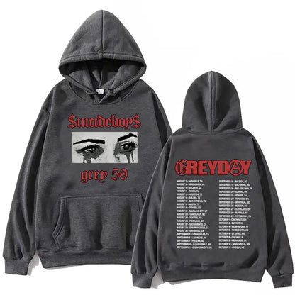 SuicideBoys G-59 Greyday Hoodie Harajuku Hip Hop Pullover Tops Sweatshirt Fans Gift