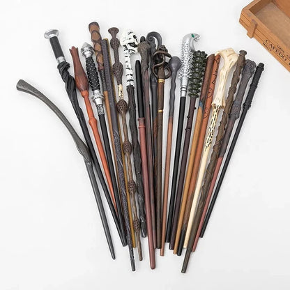 27Pcs Anime Cosplay Show Metal Core Magic Wand Children Decoration Toy Accessories For Kids Bacchetta Di Plastic Magic Stick