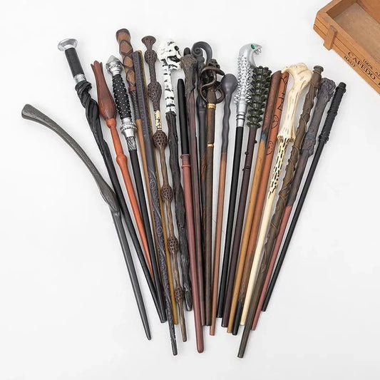 27Pcs Anime Cosplay Show Metal Core Magic Wand Children Decoration Toy Accessories For Kids Bacchetta Di Plastic Magic Stick