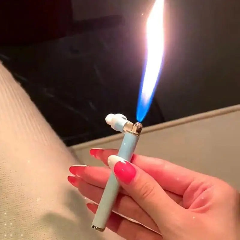 Sanrioed Kuromi Lighter Kawaii Cartoon Anime Cinnamoroll My Melody Creative Personalized Cool Pattern Y2K Boyfriend Friend Gift