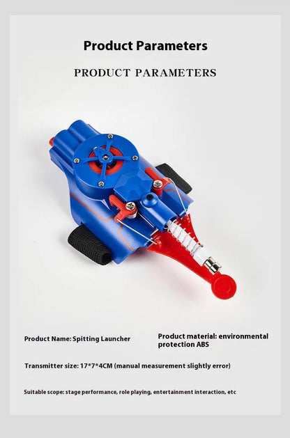 2024 New Spider Man Web Shooters Wrist Launcher Shooters Hot Peter Parker Cosplay Props Shooting Device Toy Set Boy Toy Gift