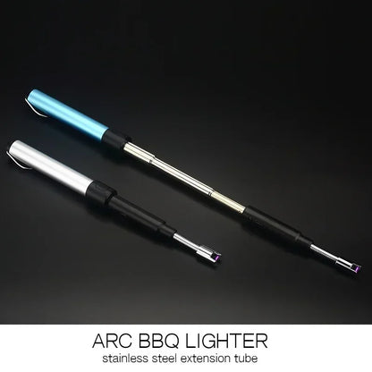 70 CM BBQ Candle USB Lighters  Long adjustable Rechargeable Kitchen Windproof Cigarette Lighters Plasma Pulsed Powerful Arc