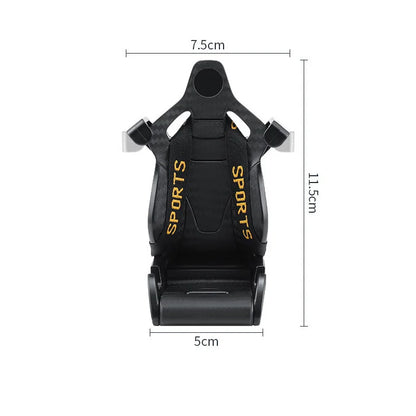 Seat Style Car Phone Holder auto Air Vent mobile phone Clip 360 degree rotatable car cellphone rack for car interior