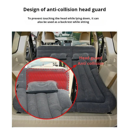 Car Folding Travel Mattress SUV Rear Seat Sleeping Mattress Trunk Car Inflatable Bed Air Mattress Bed Car Sleeping Bed