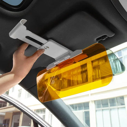 2 in 1 Car Sun Visor Goggle Night Vision Driving HD Anti Sunlight Dazzling Day Mirror Anti-UV Auto Interior Mirrors Sunshades