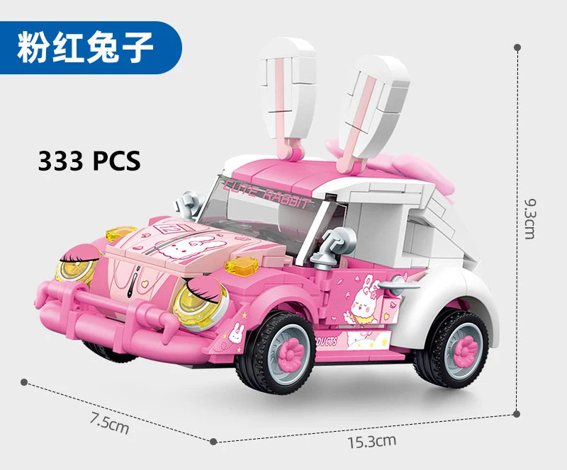 Racing Car City Speed Champions Sports Model Building Blocks DIY Bricks MOC Toy Classic Rally Super Racers Vehicle f1 technique
