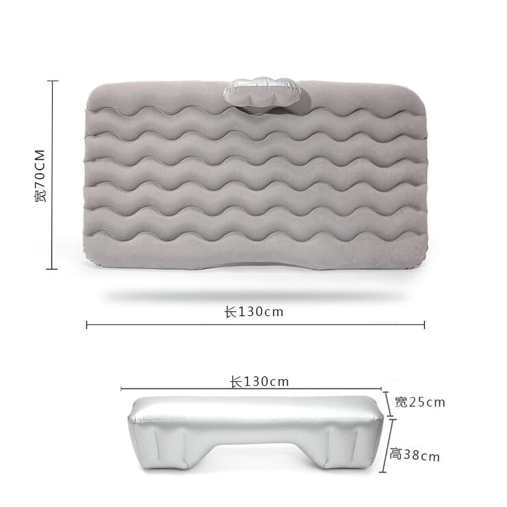 Airbed Household Outdoor Single Double Air Bed Thickened Folding Inflatable Convenient Mattress Sleep Rest for Car SUV Travel