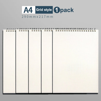 1 agenda planificadora A5, cuaderno en espiral, horarios, plan diario, lista de tareas, bloc de notas grueso, material escolar de oficina, papelería