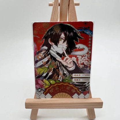 Anime Demon Slayer Kamado Nezuko Agatsuma Zenitsu Douma Akaza Sp Ssp Card Game Collection Rare Card Boy Birthday Present