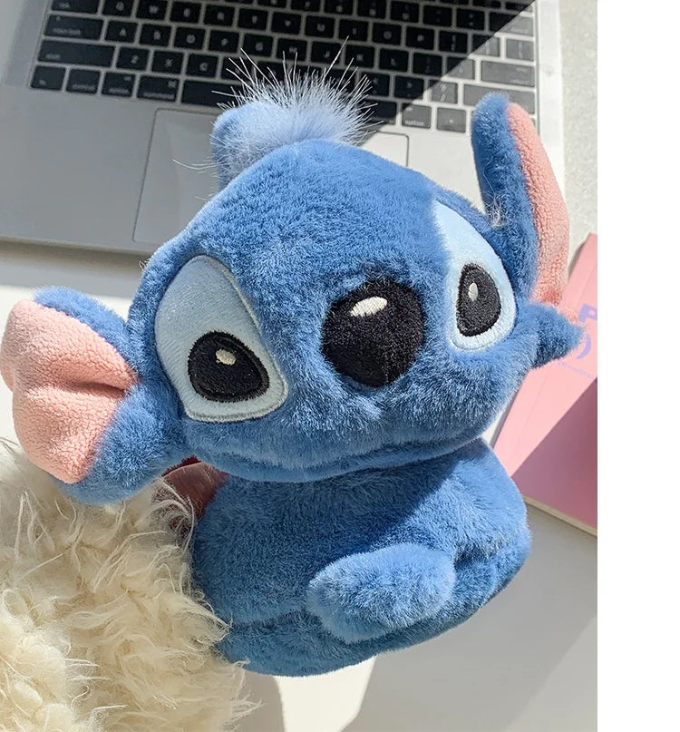 Original Disney Stitch Alex Didi Ear Muffs Gloves Plush Windproof Warm Cute 2024 New Ear Bags Children Ear Cover Winter Kid Gift