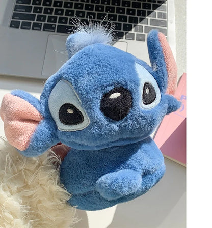 Original Disney Stitch Alex Didi Ear Muffs Gloves Plush Windproof Warm Cute 2024 New Ear Bags Children Ear Cover Winter Kid Gift