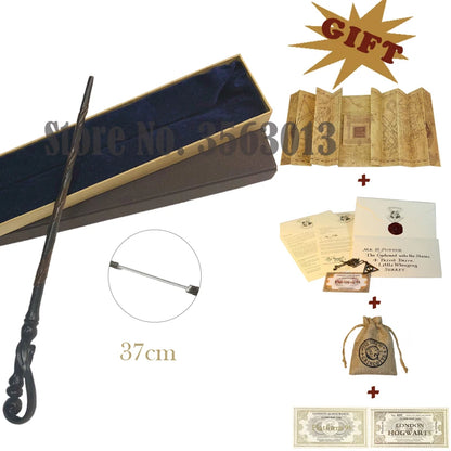 27 Kinds Wands with Map Letter 2 Tickets Necklace Cloth Bag and orginal Box