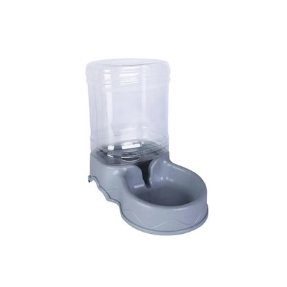 1 cuenco para beber y comedero automático para mascotas, capacidad de 3,8 l, cubo grande para almacenar alimentos, combinación de suministros para mascotas U2w3