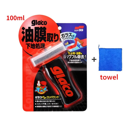SOFT99 Glaco Car Windshield Glass Nstant Dry Water-proof Coating Agent and Oil Film Removal Agent Coating Anti-rain Treatment