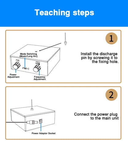 Tesla Coil Musical Speaker Artificial Lightning Bluetooth Music Tesla Coil Arc Plasma Wireless Transmission Experiment Model