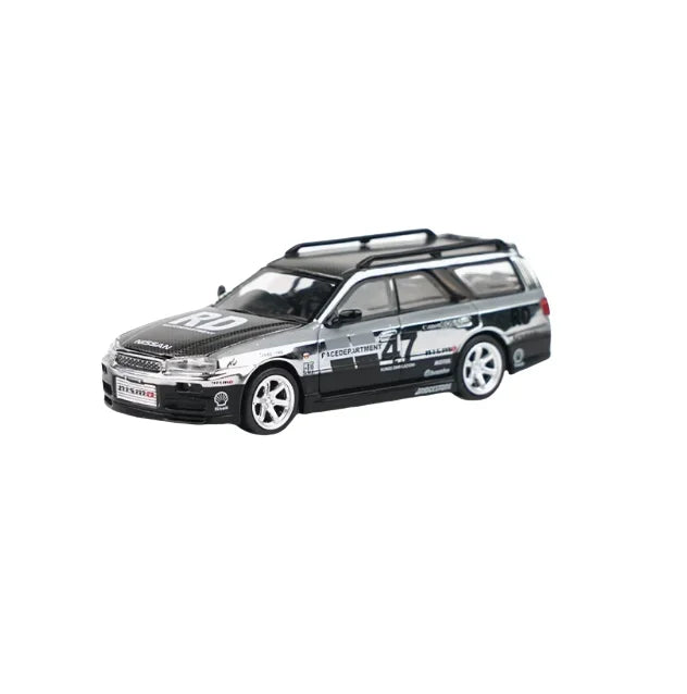 Premium scale model XCARTOYS POPRACE 1/64 Co-branded float series Porsche Martin GTR Alloy model toy, a Christmas gift for boys