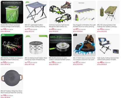 BLACK DOG Rangement d'outils Pliant Camping Edc Table à outils multifonctionnelle Gadgets technologiques Voyage Outil polyvalent Télescopique
