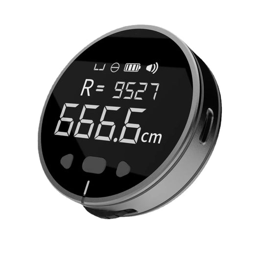 YYHC - Herramienta de medición recargable Regla electrónica Pantalla LCD HD Cinta métrica digital rodante Regla multifunción portátil