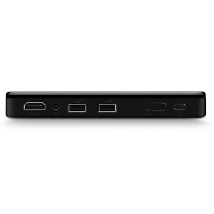 Portable mini projector android 9 1G 8G HD-MI input 3D 4K movie projector P09-II with mirroring DLP projector