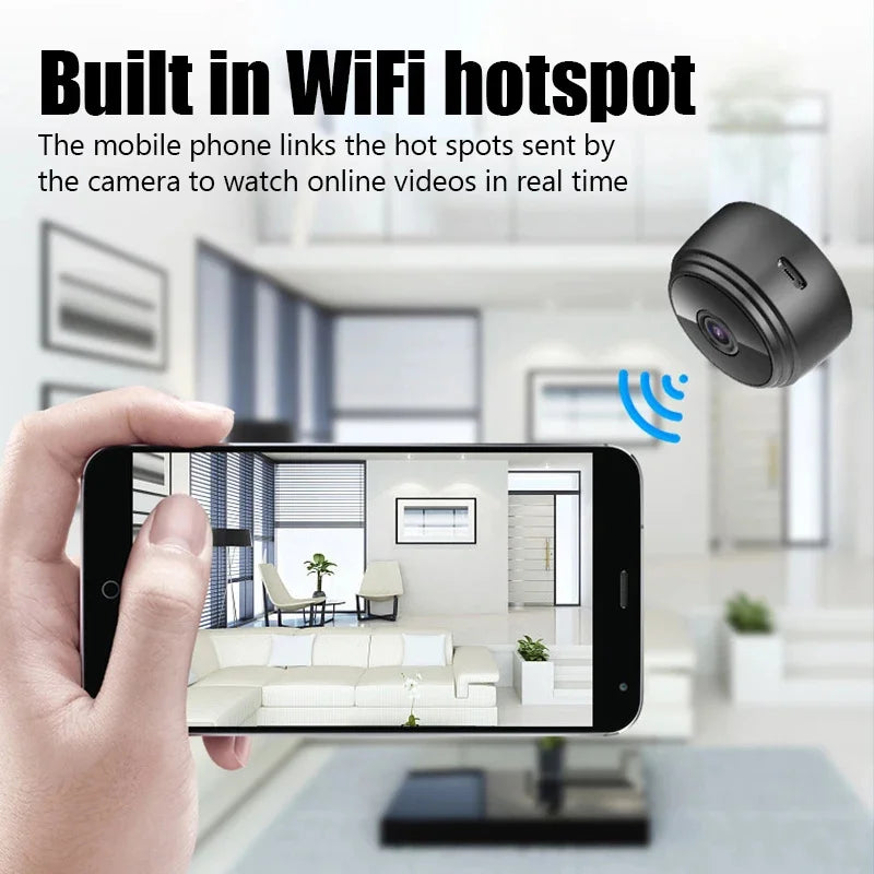 Caméra de surveillance Wifi Caméra audio intérieure sans fil HD 1080P CCTV Caméra de protection de sécurité vidéo Moniteur IP Wifi