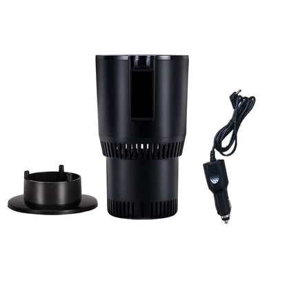 Portavasos para coche con pantalla táctil de 12 V, para bebidas frías y calientes, con pantalla digital inteligente, para el hogar, para acampar y viajar