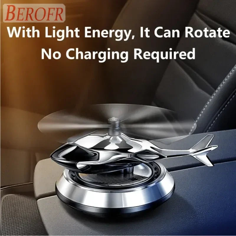 Solar Car Air Freshener Helicopter Propeller Fragrance Supplies Interior Accessories Decor Flavoring Original Perfume Diffuser