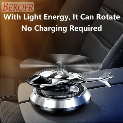 Solar Car Air Freshener Helicopter Propeller Fragrance Supplies Interior Accessories Decor Flavoring Original Perfume Diffuser