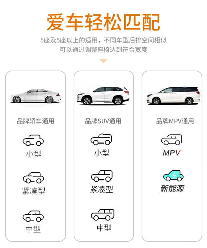 Ultra-soft Flocking Environmental Fabric Car Inflatable Bed Air Cushion Bed Portable Car Travel Bed For Most Small Car