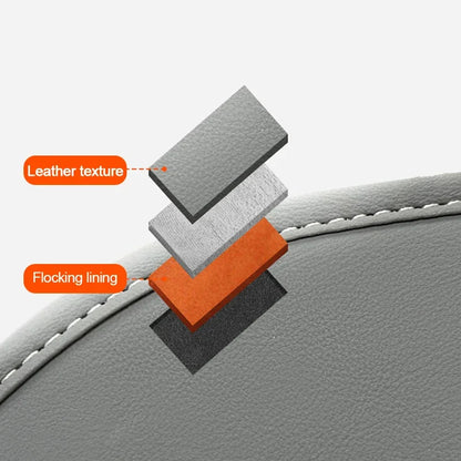SEAMETAL Car Armrest Box Universal Center Console Organizer Multi-Functional Pu Leather Auto Arm Rest Storage Box Tissue Holder