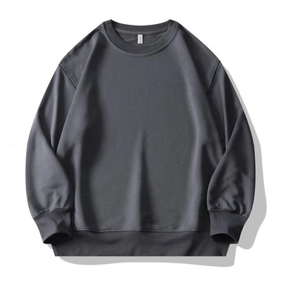 Plain Sublimation Sweatshirt Unisex Wholesale Baggy Black Hoodies Men Sweat Shirt Crew Neck Sweatshirt Men Moletons Masculinos