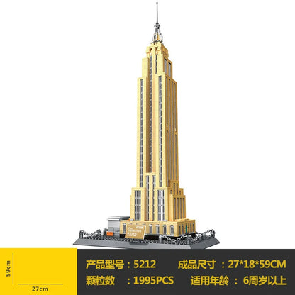 Wange Blocks World Architecture Building Bricks Castle Villa House Big Ben Church DIY Toys for Man Gifts Girl Adult Present