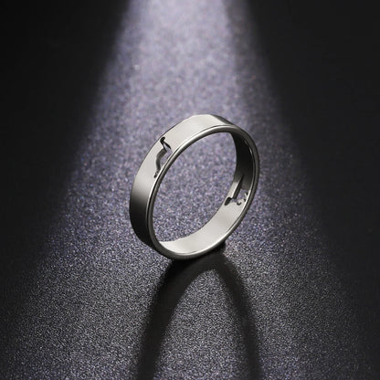 Skyrim Hollow Dinosaur Ring Stainless Steel Gold Color Tyrannosaurus Brachiosaurus Finger Rings Couple Jewelry for Women Men