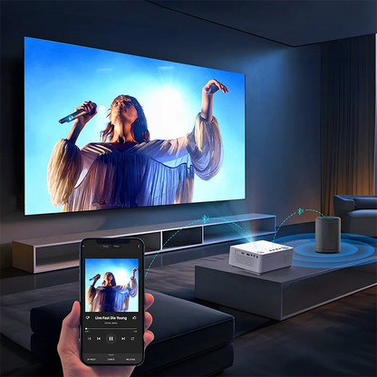 VANKYO L470A Multimedia Projector 1080P Support Smart WiFi Electric Focus Home Theater Projectors for Sale