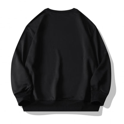 Plain Sublimation Sweatshirt Unisex Wholesale Baggy Black Hoodies Men Sweat Shirt Crew Neck Sweatshirt Men Moletons Masculinos
