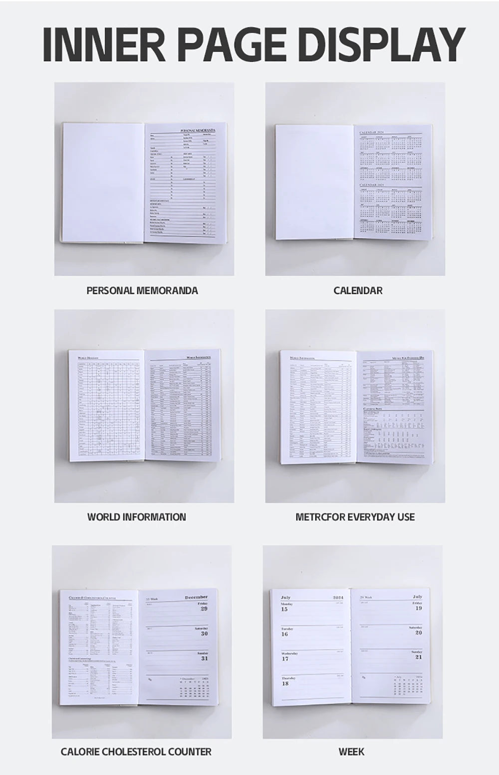 2025 A7 Mini Agenda Book Portable Diary Weekly Planner Notebooks To Do List English Notepad With Calendar School Office Supplies