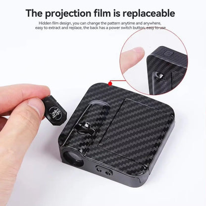 2Pcs HD Car Angel Wings Lights LED lights Automatic Sensing Wireless Car Door Lights Welcome Courtesy Shadow Projector Lamp