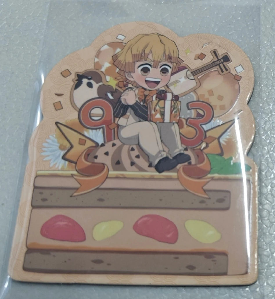 Anime Demon Slayer Kamado Tanjirou Agatsuma Zenitsu Kochou Shinobu Kanroji Mitsuri Rare Collection Card Birthday Gift Toys