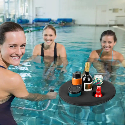 5 Holes Floating Drink Holder Hot Tub Drink Tray With Floating Tray For Pool Parties Beach Spa Hot Tub Drink Floaties Pool