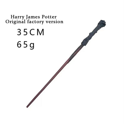 36 Styles Harry Magic Wand Resin Material Built in Steel Core Dumbledore Staff Cosplay Voldemort Props Christmas Gift Kid