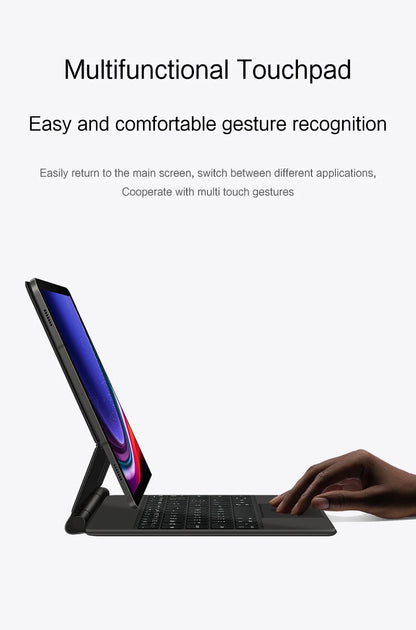 Backlight Magic Keyboard for Samsung Galaxy Tab S9 S8 S7 11 inch for Tab S9 FE Tablet Case German Spanish Portuguese Keyboard