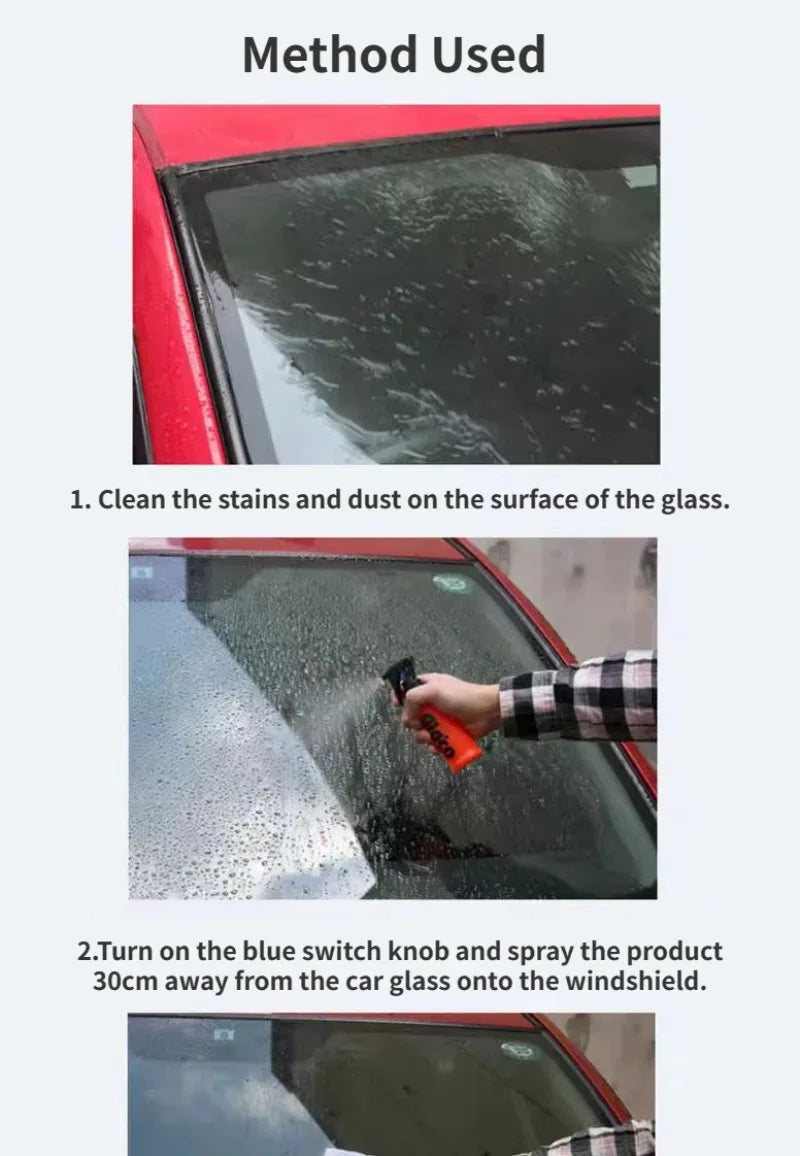 100ml Soft99 GLACO Car Windshield Glass Water Rain Repellent Fine Mist Nozzle Glass Hydrophobic Coating Anti-rain Treatment