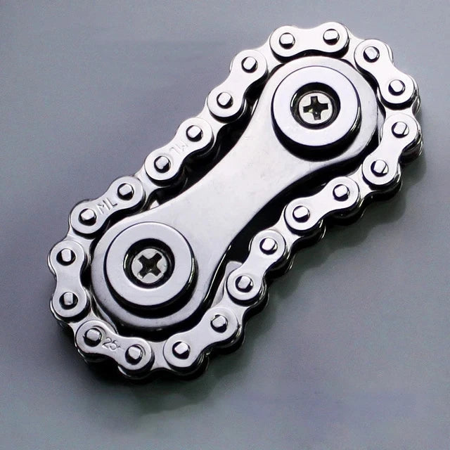 Sprockets Flywheel Fingertip Gyro Fidget Spinner Antistress Anxiety Metal Bike Chains EDC Spinner Fidget Toys For Adult Kids