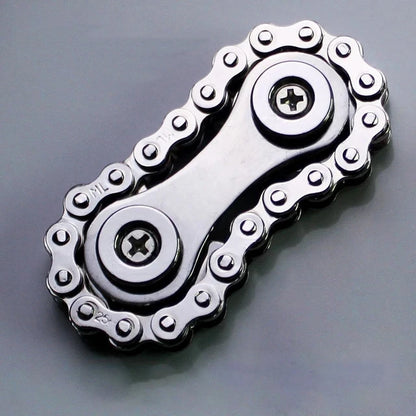 Sprockets Flywheel Fingertip Gyro Fidget Spinner Antistress Anxiety Metal Bike Chains EDC Spinner Fidget Toys For Adult Kids